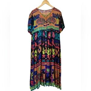 Jasmine by KVM vintage ‘90s flowy animal print dress